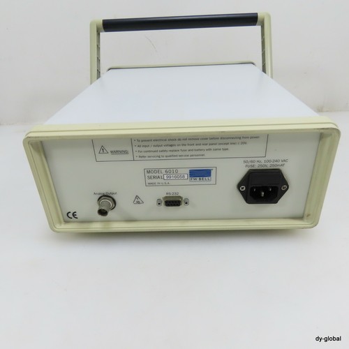 F.W.BELL USED 6010 GAUSE/TESLAMETER ELEC-I-776=6B44 - Picture 10 of 12