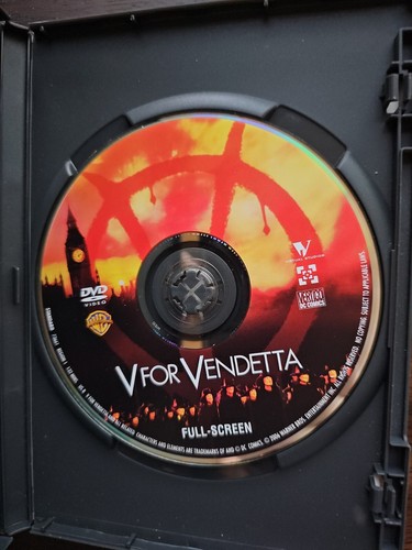 V for Vendetta (Full Screen Edition) - DVD By Natalie Portman - - Picture 3 of 3