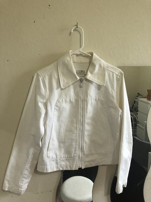 Maison Martin Margiela White Denim Original Line 6 Jacket riri Zipper(1998-2002) | eBay
