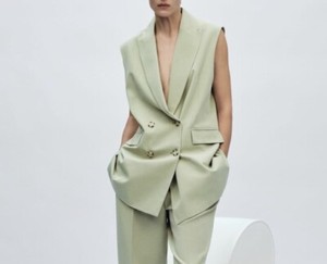 zara suit vest