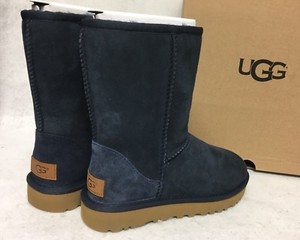 ugg classic short navy blue