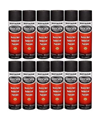 Rust-Oleum Black Undercoating 15 oz. (12 Pack)