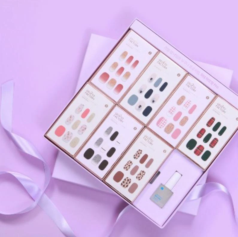 Korean Beauty Nail Sticker Set-15 Kinds of Tips Sets Gel Lamp Nail File & Polish - Image 2 of 4