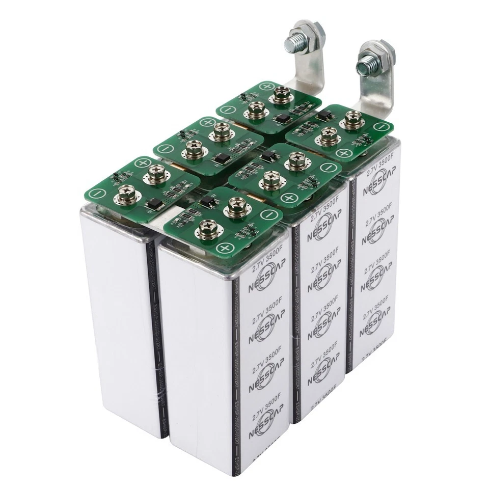 NESSCAP 16V 583F Super Audio amplifier Capacitor Battery 6pcs 2.7V 3500Farads - Image 4 of 4