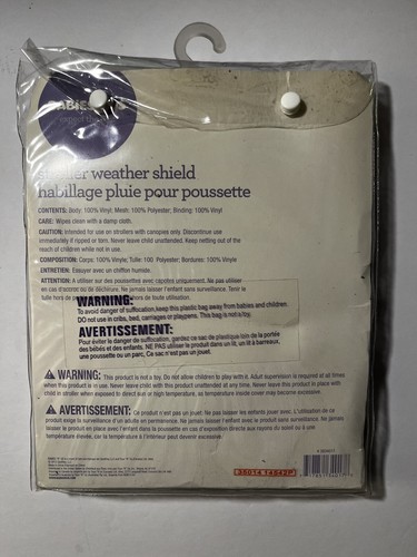 Babies R Us NEW Stroller Weather Shield Side Ventilation Storage Pocket 172S - Picture 3 of 11