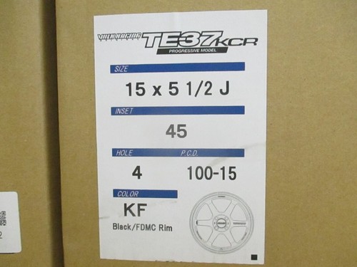 JDM RAYS "TE37" 15inch 100x4H New Set4 Wheels mini truck Hijet Carry Sambar Acty - Picture 8 of 8