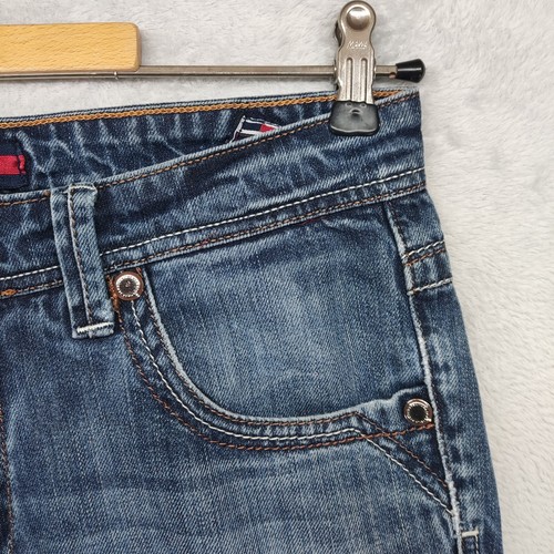 Tommy Hilfiger Jeans Herren Hose Gr. W31/L34 Blau Gerade Beim 92% Baumwolle elas - Bild 4 von 12