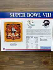 The Official NFL Super Bowl Patch Collection Super Bowl 8 Dolphins vs Vikings