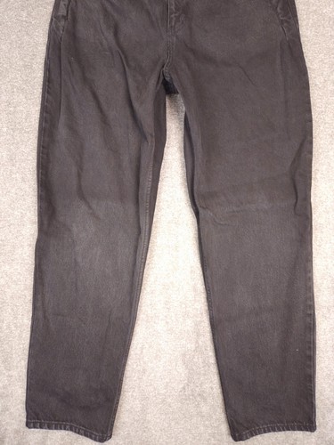 Vintage Guess Pascal 075 Loose Fit Tapered Leg Jeans 33x32 (31x30) Schwarz Denim Y2K - Bild 2 von 15