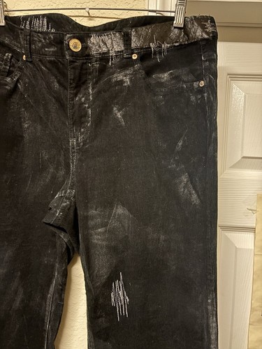 waxed corduroy flares by me - Picture 5 of 8