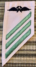 US Navy Rate Aviation Structural Mechanic Airman E-3 Striker rank Patch USN AMAN