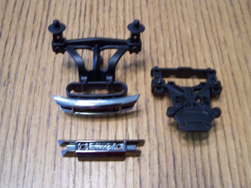 Fits Traxxas 71076 1/16 VXL E-Revo Front & Rear Body Mount Posts & Bumper Tower - Picture 3 of 3