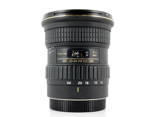 Tokina AT-X Pro 12-24mm f/4 SD IF DX Wide Angle Zoom Lens for Canon EF *AS IS* - Picture 1 of 4