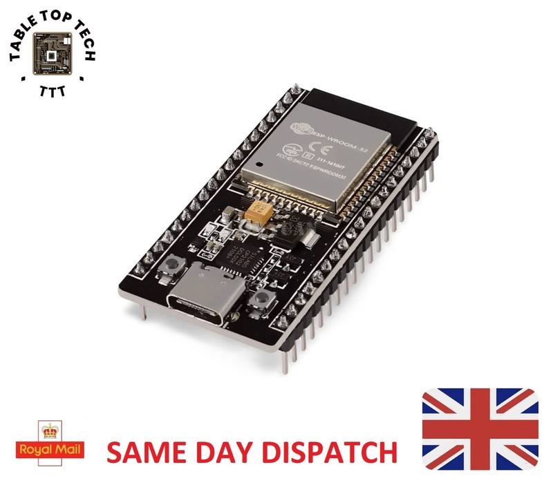 ESP32 WROOM-32 38-pin V4 Development Board Dual Core WiFi BT USB Type C NodeMcu