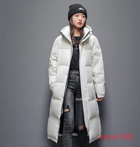 Men's Hooded Overcoat Winter Duck Down Coat Puffer Jacket Parka Long Outerwears - Bild 7 von 15