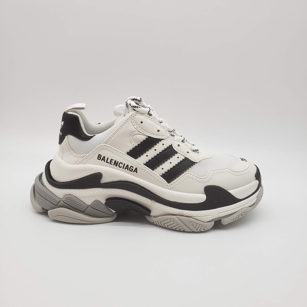 Balenciaga x Adidas Triple S LIMITED EDITION Sneakers | White/Black | NEW