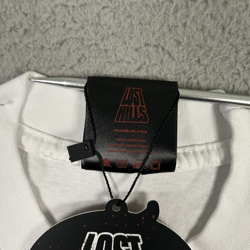 Lost Hills White White T-Shirt Size M NWT - Picture 9 of 19