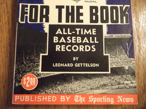1958 ONE FOR THE BOOK ALL TIME BASEBALL RECORDS PUBLISHED BY THE SPORTING NEWS - Picture 3 of 12