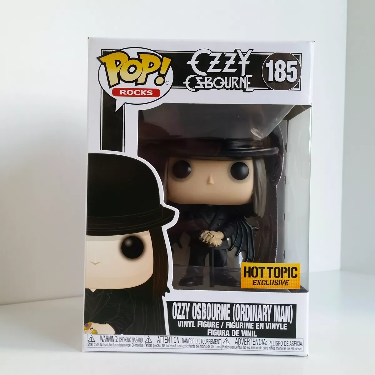 Funko Pop Rocks Ozzy Osbourne Ordinary Man 185 Hot Topic Exclusive Vinyl Figure