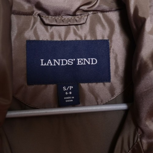 Lands' End Womens Brown Nylon Down Vest EUC Small - Picture 4 of 8