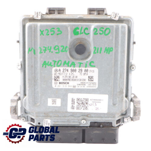 Mercedes X253 GLC 250 M274.920 4-Matic Engine ECU Unit Module A2749002900