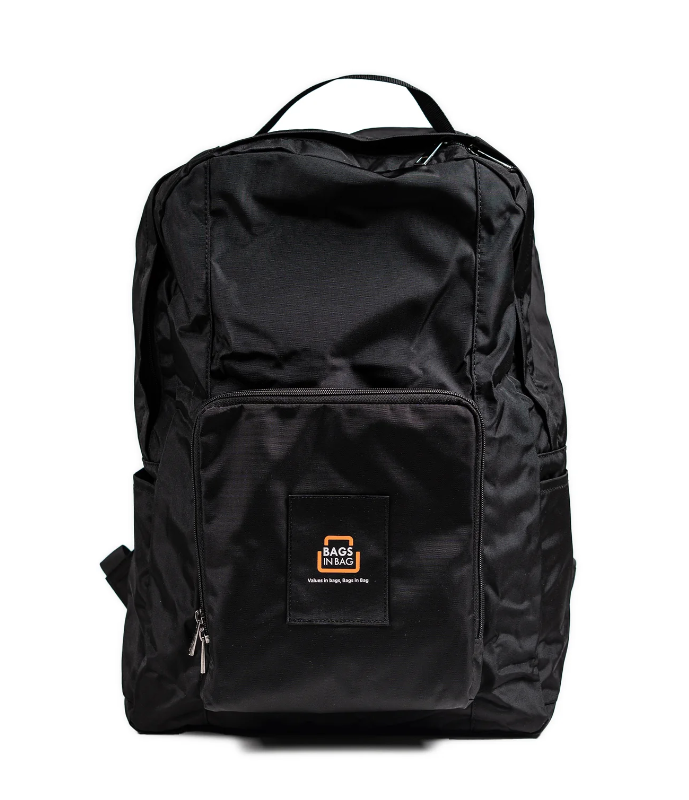 Bags in Bag Foldable BackPack Black