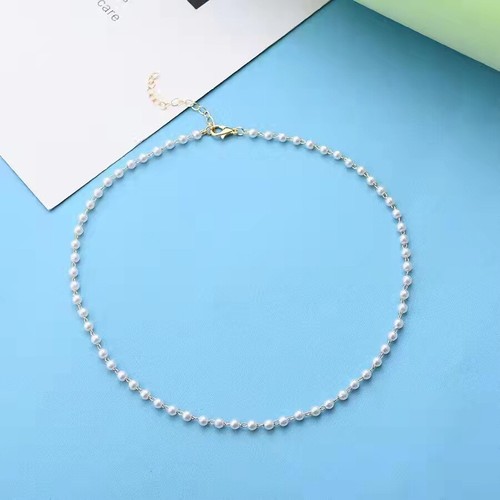 Fashion Women Simple Elegant Exquisite Pearls Style Choker Necklace 0400 - Picture 8 of 8