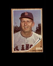 1962 Topps 96 Eli Grba VG #D1,362609