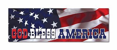 CGSignLab 5-Pack 36x24 God Bless Star Window Cling