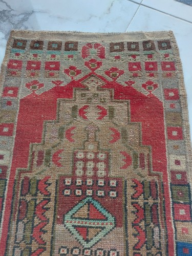 19th Carpet Rug, Multicolor Vintage Rug, Handmade Oushak Rug, Home Decor Rug - Picture 10 of 16