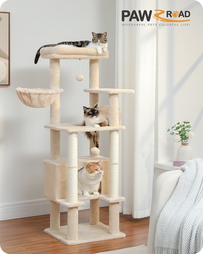 PAWZ Road Cat Tree Tower Condo for Large Cats Bed Furniture Activity Center Toys - Picture 73 of 175