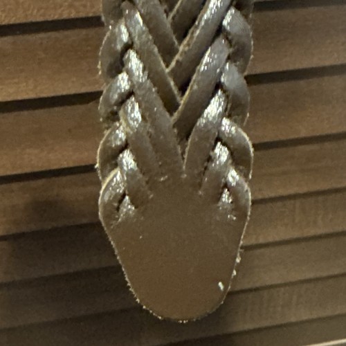 Kid’s Brown Leather Weave Belt 20/22 Boys - Picture 5 of 5