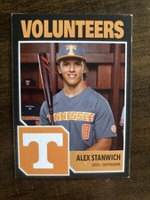 Alex Stanwich - 2022 Tennessee Vols - Custom Baseball Card