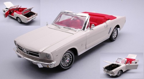 MODELLINO AUTO STATICO MOTORMAX FORD MUSTANG CONVERTIBLE JAMES BOND SCALA 1/18 - Foto 2 di 5