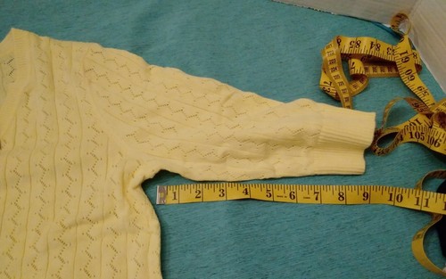 Cardigan Sweater NWT Sparkle & Sky Yellow Size Large - Picture 4 of 6