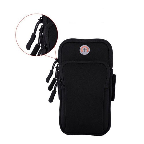 Mesh Sports Armband Phone Case Arm Bags With Headset Hole Running Accessories - Zdjęcie 9 z 13