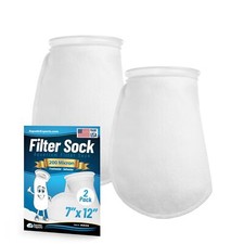 7 Inch Filter Sock 200 Micron Filter Socks for Saltwater Aquarium Sump Filter...