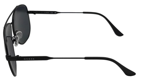 Occhiali da sole Guess uomo aviatore in metallo nero opaco, lenti fumè GO00027. 2A - Foto 4 di 12