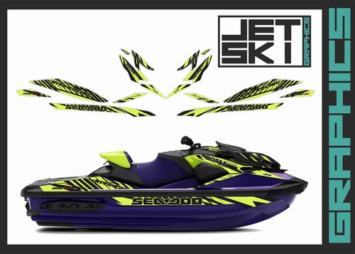 SEADOO RXP RXPX 300 midnight blue graphics kit decals stickers set vinyl wrap - Picture 1 of 2