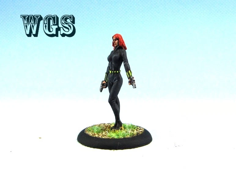 Knight Models painted Batman Miniature Game Marvel universe Black Widow KM005 - Image 2 of 4