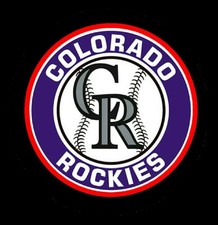 MLB/NLW COLORADO ROCKIES - Pin Button or Fridge Magnet, 2 ¼" Ø
