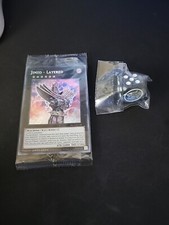 YuGiOh Jinzo - Layered  Limited Edition Secret Rare Sealed + Critias Dice Sealed