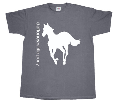DEFTONES WHITE PONY'00 ALTERNATIVE TEAM SLEEP CROSSES NEW GREY CHARCOAL T-SHIRT