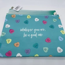 New Thrive Causemetics Cosmetic Makeup Bags Lot of 2 Inspirational Messages