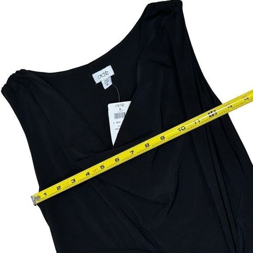 NEW Cache 90’s Y2K Maxi Length Dress with Silver Side Broach Women’s Size 6 - Picture 6 of 8