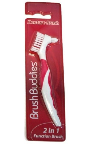 Denture Toothbrush False Teeth Cleaning Brush Ergonomic Handle Bristles NEW! - Picture 6 of 8