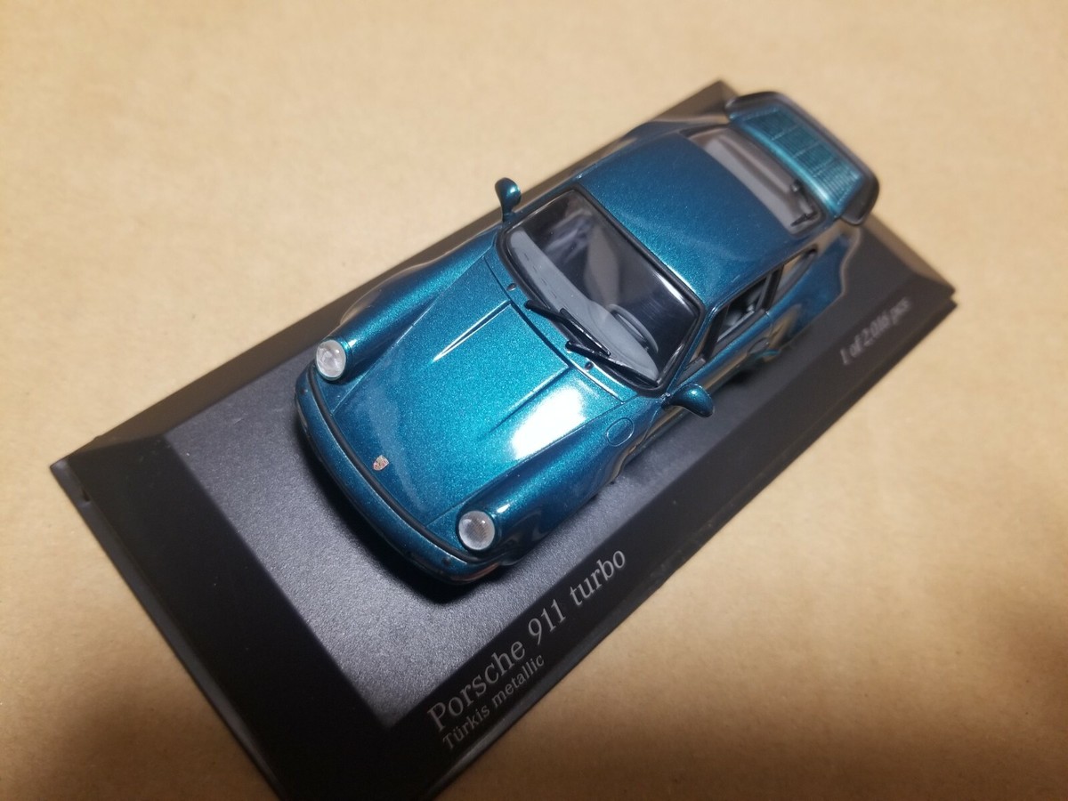 ミニカー MINICHAMPS 1/43 Porsche 911 turquoise Porsche 911 type 993 Turbo 1995 turquoise 1/43 Minichamps