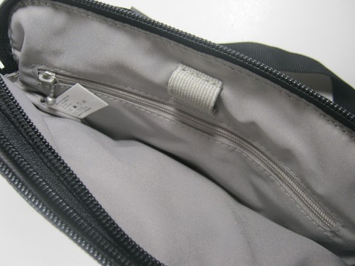 Baggallini Women's Black Double Zip Cross Body Bag RFID NWT - Imagen 6 de 8