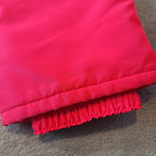 Childrens Place Snow Pants Girls Size 4 Pink Bright Pocket Elastic Waist Winter - Picture 7 of 9
