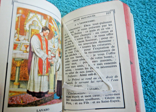 FRENCH - FIRST COMMUNION MISSAL - PAROISSIEN DE LA JEUNESSE - 1950 - H. PROOST - Picture 10 of 24